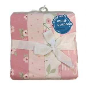 GERBER 4 pack flannel blankets